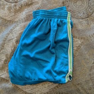 Blue excerise shorts